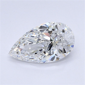 Picture of Natural Diamond 1.50 Carats, Pear with  Cut, D Color, SI2 Clarity and Certified by GIA