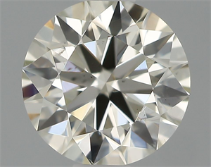 Picture of Natural Diamond 0.63 Carats, Round with Excellent Cut, K Color, SI1 Clarity and Certified by IGI