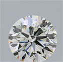 Natural Diamond 0.41 Carats, Round with Excellent Cut, H Color, SI1 Clarity and Certified by IGI