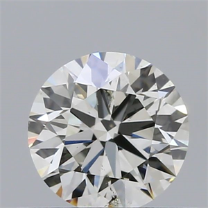 Picture of Natural Diamond 0.41 Carats, Round with Excellent Cut, H Color, SI1 Clarity and Certified by IGI