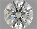 Natural Diamond 0.54 Carats, Round with Excellent Cut, I Color, VVS1 Clarity and Certified by IGI