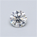 Natural Diamond 0.50 Carats, Round with Very Good Cut, G Color, SI2 Clarity and Certified by GIA