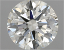 Natural Diamond 0.50 Carats, Round with Excellent Cut, J Color, SI2 Clarity and Certified by GIA