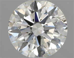 Picture of Natural Diamond 0.50 Carats, Round with Excellent Cut, J Color, SI2 Clarity and Certified by GIA