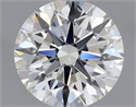 Natural Diamond 0.53 Carats, Round with Excellent Cut, J Color, VS1 Clarity and Certified by GIA