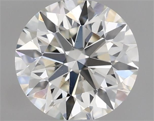 Picture of Natural Diamond 0.40 Carats, Round with Excellent Cut, H Color, VS1 Clarity and Certified by IGI