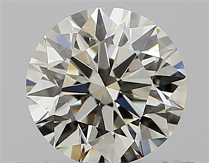 Picture of Natural Diamond 0.50 Carats, Round with Excellent Cut, K Color, IF Clarity and Certified by GIA