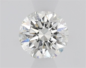 Picture of Natural Diamond 0.40 Carats, Round with Excellent Cut, I Color, VS2 Clarity and Certified by GIA