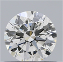 Natural Diamond 0.54 Carats, Round with Excellent Cut, J Color, SI1 Clarity and Certified by GIA