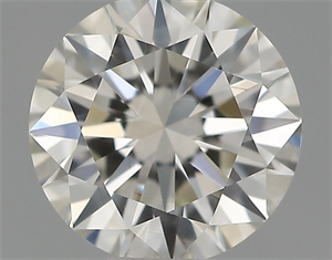 Picture of Natural Diamond 0.40 Carats, Round with Excellent Cut, G Color, VVS2 Clarity and Certified by IGI