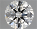 Natural Diamond 0.40 Carats, Round with Excellent Cut, J Color, VS1 Clarity and Certified by GIA