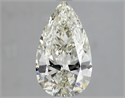 Natural Diamond 1.59 Carats, Pear with  Cut, J Color, VVS2 Clarity and Certified by IGI