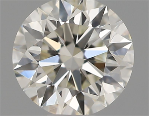 Picture of Natural Diamond 0.40 Carats, Round with Excellent Cut, H Color, VS2 Clarity and Certified by IGI