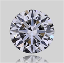 Natural Diamond 0.40 Carats, Round with Excellent Cut, J Color, VVS1 Clarity and Certified by GIA