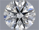 Natural Diamond 0.40 Carats, Round with Excellent Cut, H Color, VS2 Clarity and Certified by IGI