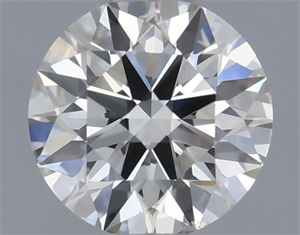 Picture of Natural Diamond 0.40 Carats, Round with Excellent Cut, H Color, VS2 Clarity and Certified by IGI