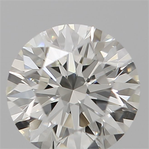 Picture of Natural Diamond 0.40 Carats, Round with Excellent Cut, J Color, VVS1 Clarity and Certified by GIA