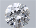 Natural Diamond 2.01 Carats, Round with Excellent Cut, D Color, VVS1 Clarity and Certified by GIA