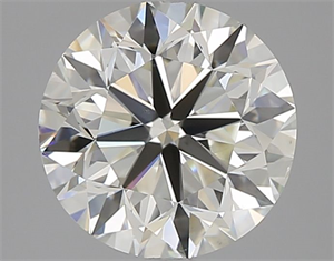 Picture of Natural Diamond 3.02 Carats, Round with Very Good Cut, K Color, VS2 Clarity and Certified by GIA