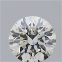 Natural Diamond 0.40 Carats, Round with Excellent Cut, H Color, VS2 Clarity and Certified by IGI