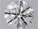 Natural Diamond 3.00 Carats, Round with Excellent Cut, J Color, SI2 Clarity and Certified by GIA