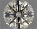 Natural Diamond 0.41 Carats, Round with Excellent Cut, K Color, VVS2 Clarity and Certified by GIA