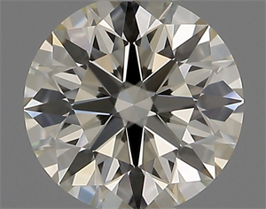 Picture of Natural Diamond 0.41 Carats, Round with Excellent Cut, K Color, VVS2 Clarity and Certified by GIA