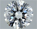 Natural Diamond 1.50 Carats, Round with Excellent Cut, F Color, VS1 Clarity and Certified by GIA