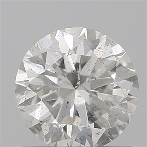 Picture of Natural Diamond 0.72 Carats, Round with Excellent Cut, H Color, I1 Clarity and Certified by IGI