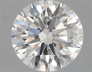 Picture of Natural Diamond 3.01 Carats, Round with Excellent Cut, D Color, VS2 Clarity and Certified by GIA