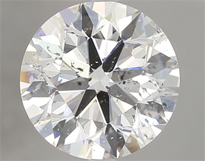 Picture of Natural Diamond 3.01 Carats, Round with Excellent Cut, E Color, SI2 Clarity and Certified by GIA