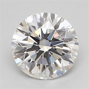 Picture of Natural Diamond 0.46 Carats, Round with Excellent Cut, F Color, VS2 Clarity and Certified by GIA