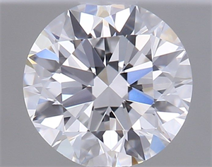 Picture of Natural Diamond 0.40 Carats, Round with Very Good Cut, D Color, VVS2 Clarity and Certified by GIA