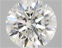 Natural Diamond 0.40 Carats, Round with Excellent Cut, I Color, IF Clarity and Certified by GIA