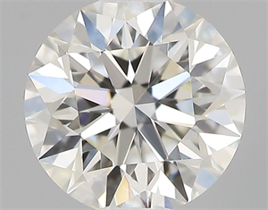 Picture of Natural Diamond 0.40 Carats, Round with Excellent Cut, I Color, IF Clarity and Certified by GIA