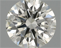 Natural Diamond 0.43 Carats, Round with Excellent Cut, I Color, VS2 Clarity and Certified by IGI