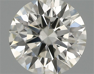 Picture of Natural Diamond 0.43 Carats, Round with Excellent Cut, I Color, VS2 Clarity and Certified by IGI