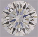 Natural Diamond 0.40 Carats, Round with Very Good Cut, J Color, VVS2 Clarity and Certified by GIA