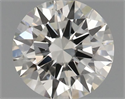 Natural Diamond 0.58 Carats, Round with Excellent Cut, I Color, VS1 Clarity and Certified by IGI