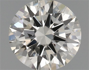 Picture of Natural Diamond 0.58 Carats, Round with Excellent Cut, I Color, VS1 Clarity and Certified by IGI