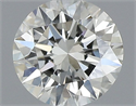 Natural Diamond 0.40 Carats, Round with Excellent Cut, J Color, VVS1 Clarity and Certified by GIA