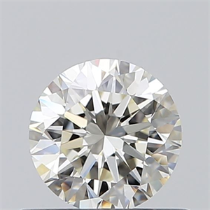 Picture of Natural Diamond 0.50 Carats, Round with Good Cut, J Color, VVS2 Clarity and Certified by GIA