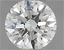 Natural Diamond 0.43 Carats, Round with Excellent Cut, K Color, IF Clarity and Certified by IGI