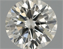 Natural Diamond 0.52 Carats, Round with Excellent Cut, I Color, I1 Clarity and Certified by IGI