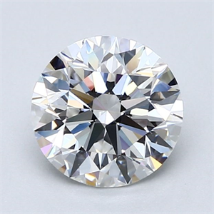 Picture of Natural Diamond 1.81 Carats, Round with Excellent Cut, E Color, VS2 Clarity and Certified by GIA