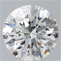 Natural Diamond 4.09 Carats, Round with Excellent Cut, I Color, SI2 Clarity and Certified by GIA