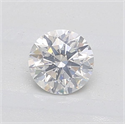 Natural Diamond 0.54 Carats, Round with Excellent Cut, G Color, SI2 Clarity and Certified by IGI