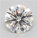 Natural Diamond 0.46 Carats, Round with Excellent Cut, G Color, IF Clarity and Certified by GIA