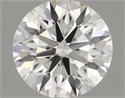 Natural Diamond 0.50 Carats, Round with Excellent Cut, K Color, VVS2 Clarity and Certified by GIA