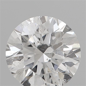 Picture of Natural Diamond 0.40 Carats, Round with Very Good Cut, D Color, I1 Clarity and Certified by GIA